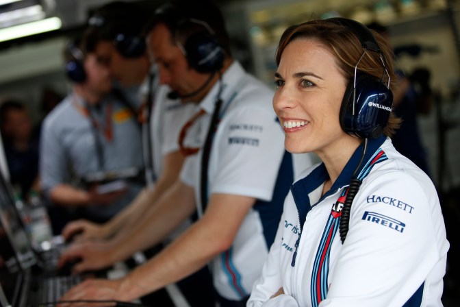 Hockenheim, Germany. Saturday 30 July 2016. Claire Williams, Deputy Team Principal, Williams Martini Racing. Photo: Glenn Dunbar/Williams ref: Digital Image WW2Q1490