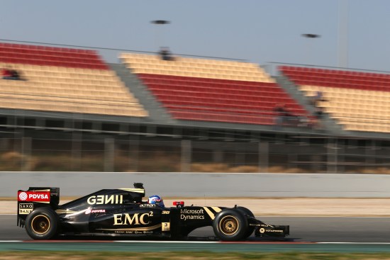 Jolyon Palmer in the E23