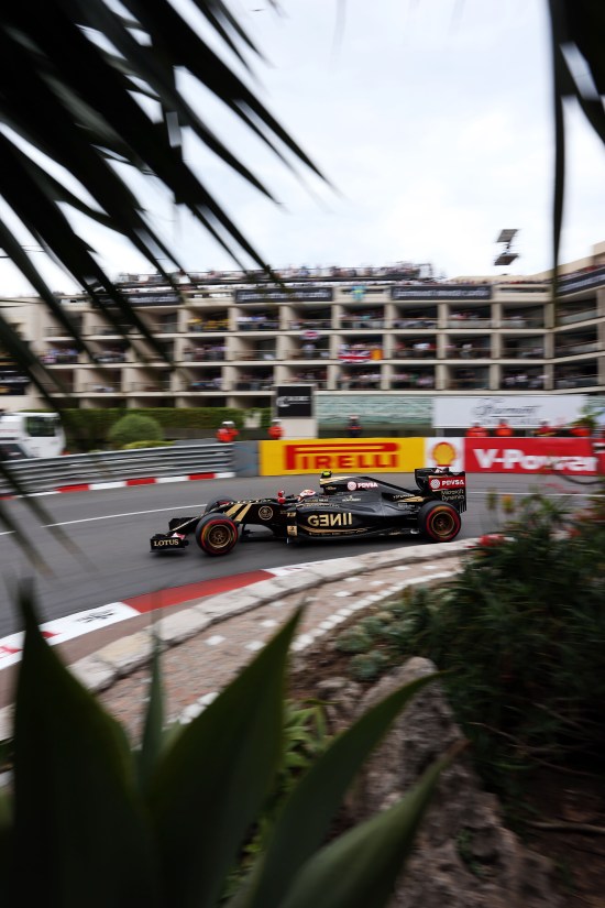 Pastor Maldonado (VEN) Lotus F1 E23. Monaco Grand Prix, Saturday 23rd May 2015. Monte Carlo, Monaco.