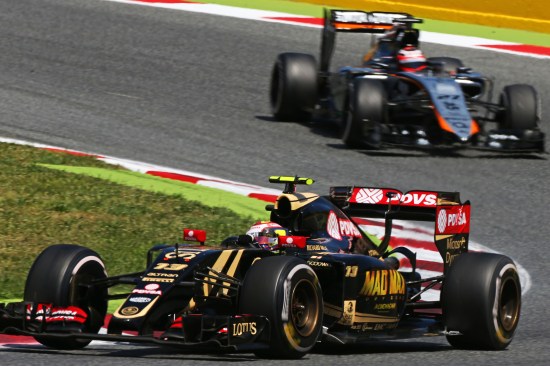 Pastor Maldonado (VEN) Lotus F1 E23. Spanish Grand Prix, Sunday 10th May 2015. Barcelona, Spain.