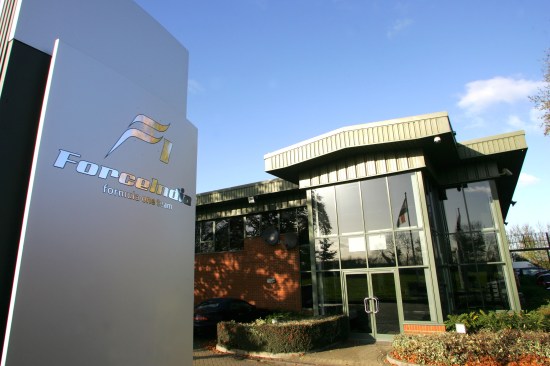 Force India Factory. Force India Factory, Silverstone, England.  23 November 2007