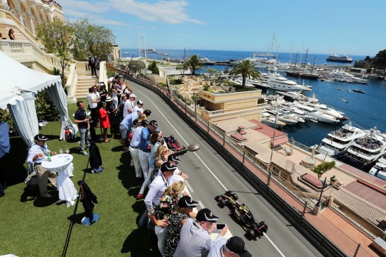 Romain Grosjean (FRA) Lotus F1 E23. Monaco Grand Prix, Sunday 24th May 2015. Monte Carlo, Monaco.