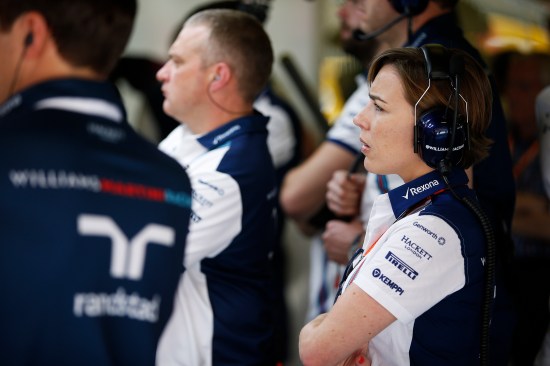 Claire Williams, Deputy Team Principal.