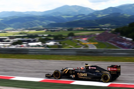 Romain Grosjean (FRA) Lotus F1 E23. Austrian Grand Prix, Sunday 21st June 2015. Spielberg, Austria.