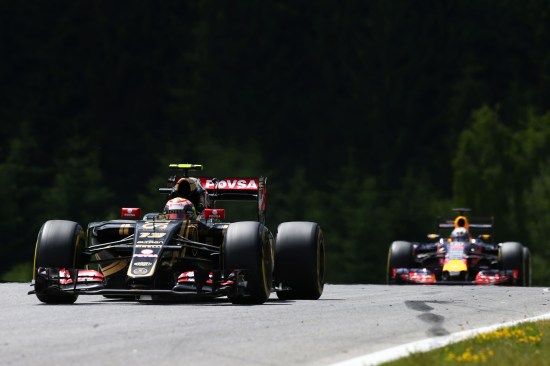 Pastor Maldonado (VEN) Lotus F1 E23. Austrian Grand Prix, Sunday 21st June 2015. Spielberg, Austria.