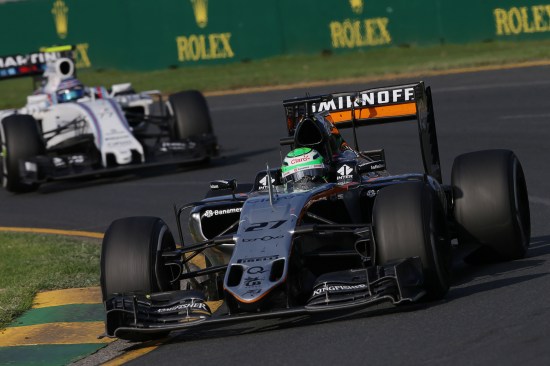 Nico Hulkenberg in the VJM09.